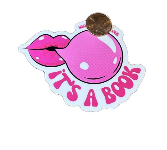 It’s a book Luna Pierce 2.5” vinyl sticker