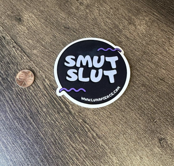 Smut slut Luna Pierce 2.5” vinyl sticker