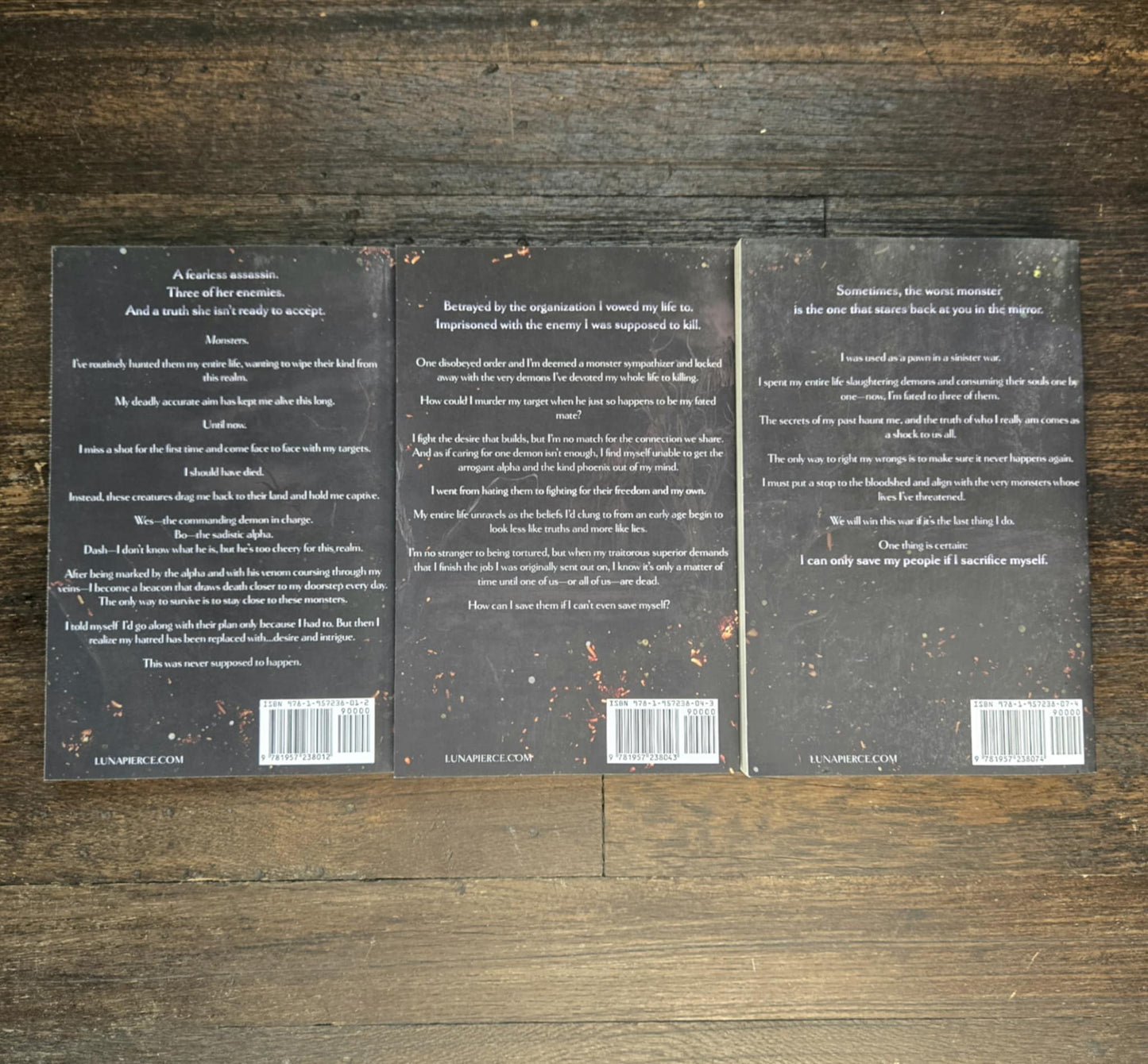 Falling for the Enemy 3 book BUNDLE (Paranormal Monster Why Choose Series) paperback
