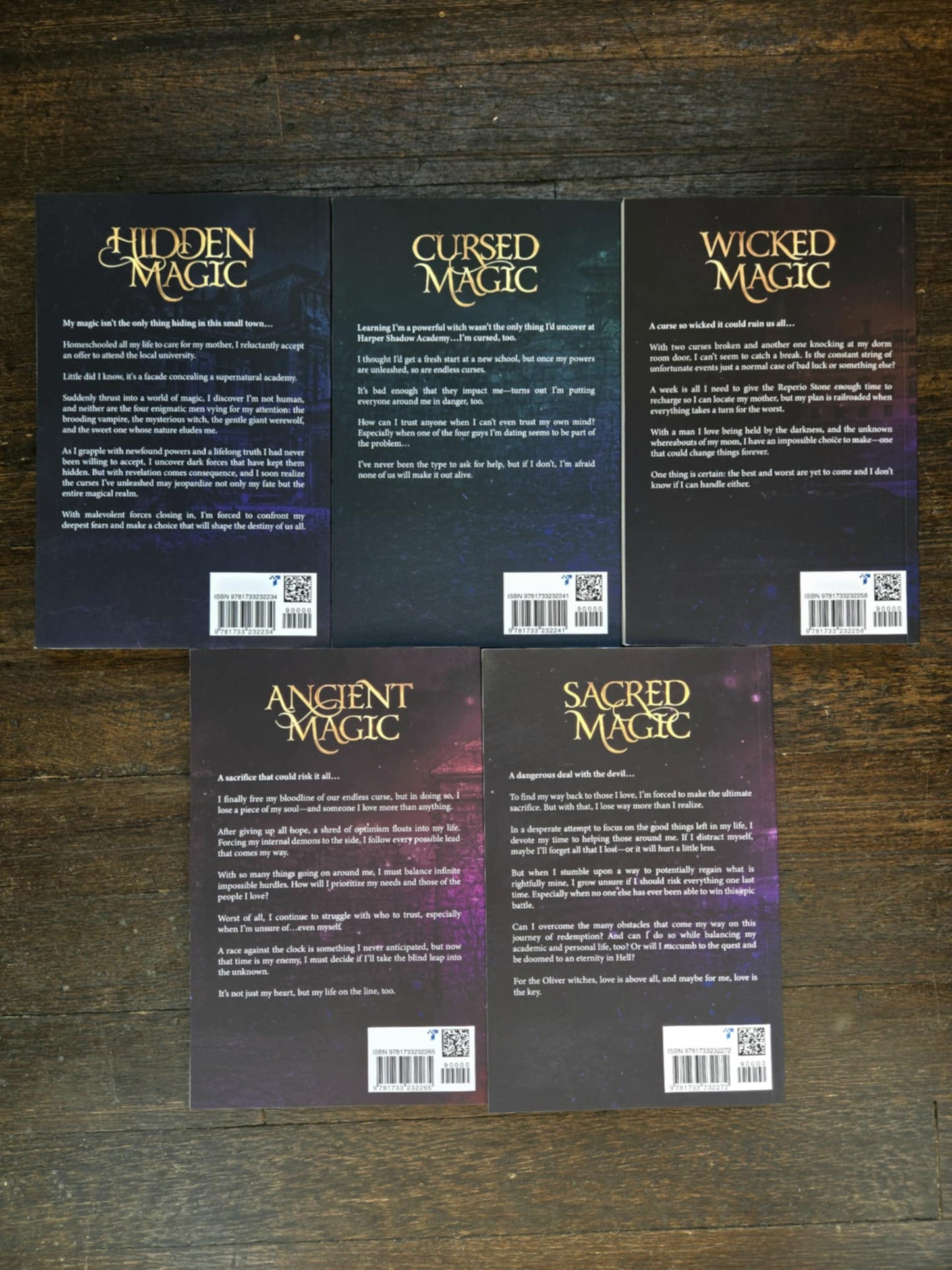 Harper Shadow Academy 5 book BUNDLE (Paranormal Academy Why Choose Series) paperback