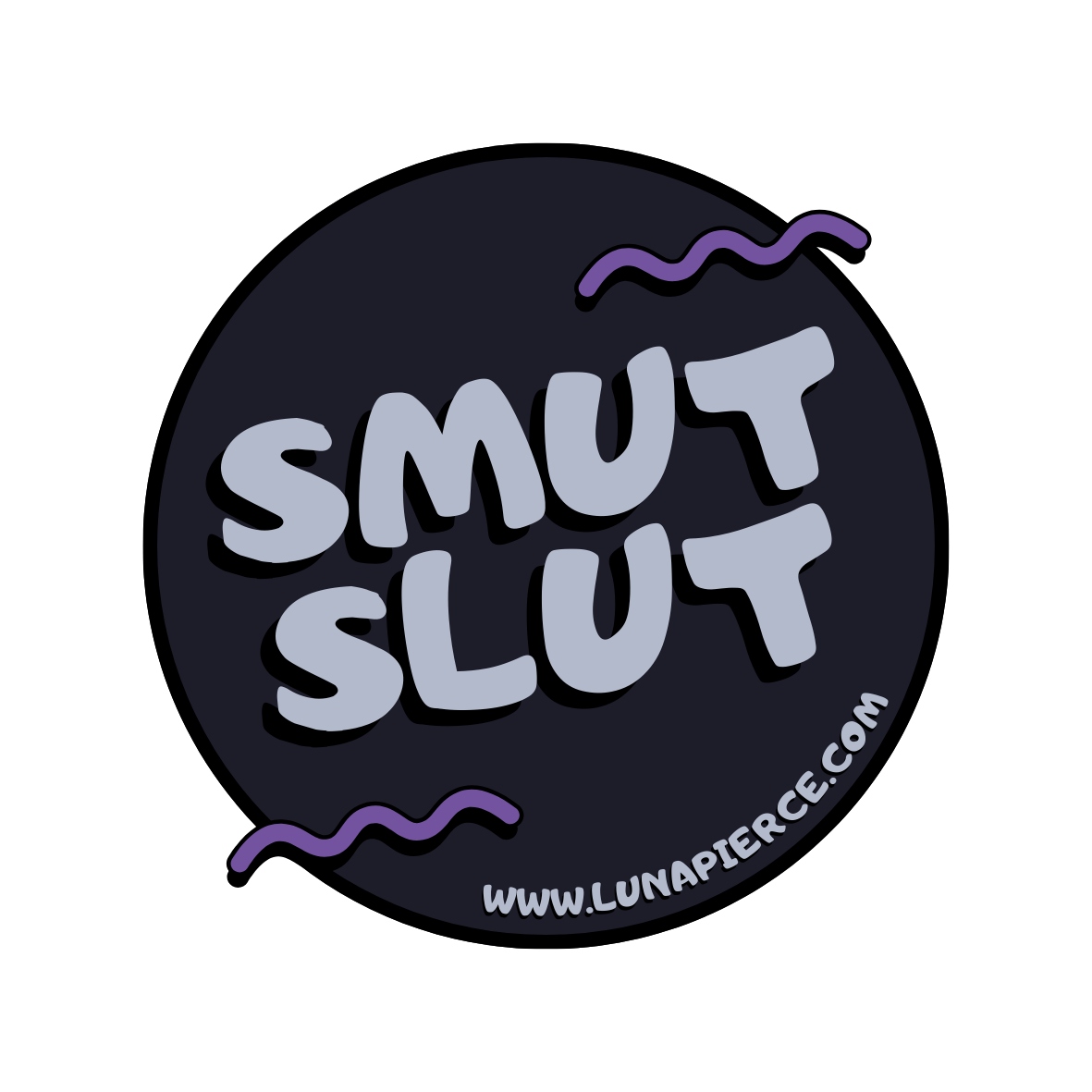Smut slut Luna Pierce 2.5” vinyl sticker